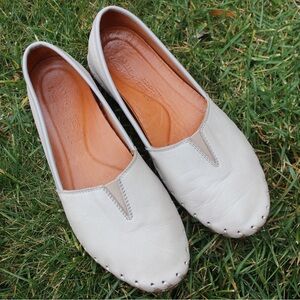 Spring Step Women's Grey Kathaleta Flat In Grey Sz 6.5